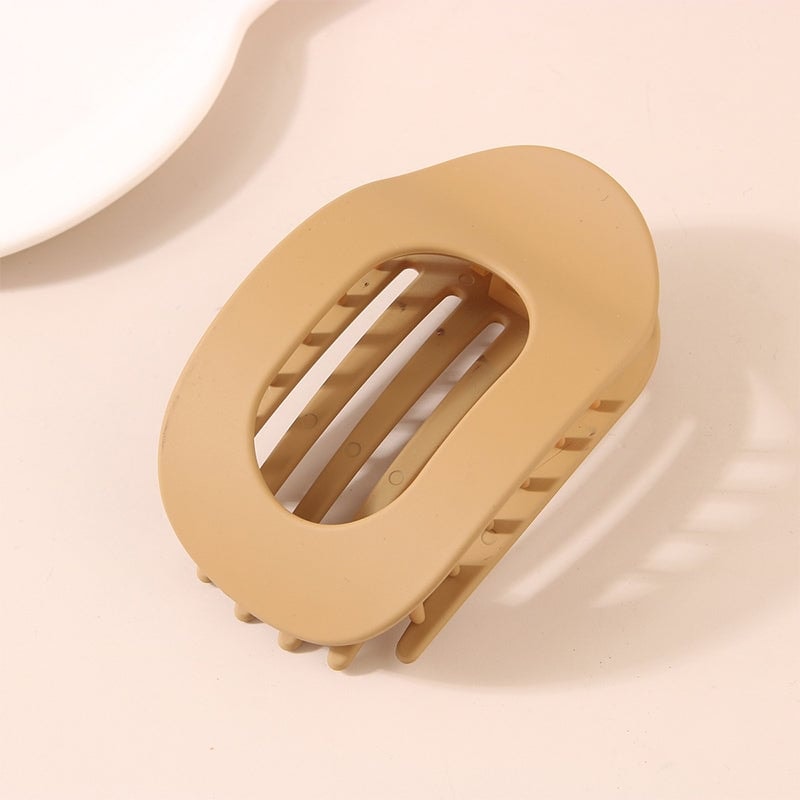 Flat Hair Claw Clips Set with Matte Finish and Strong Grip for Thick Hair