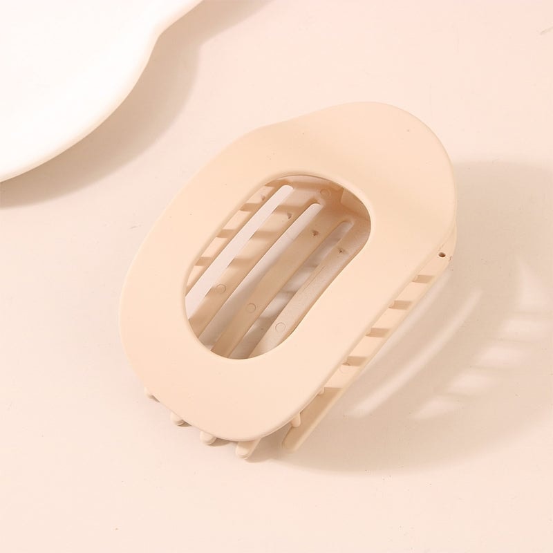 Flat Hair Claw Clips Set with Matte Finish and Strong Grip for Thick Hair