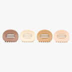 Flat Hair Claw Clips Set with Matte Finish and Strong Grip for Thick Hair