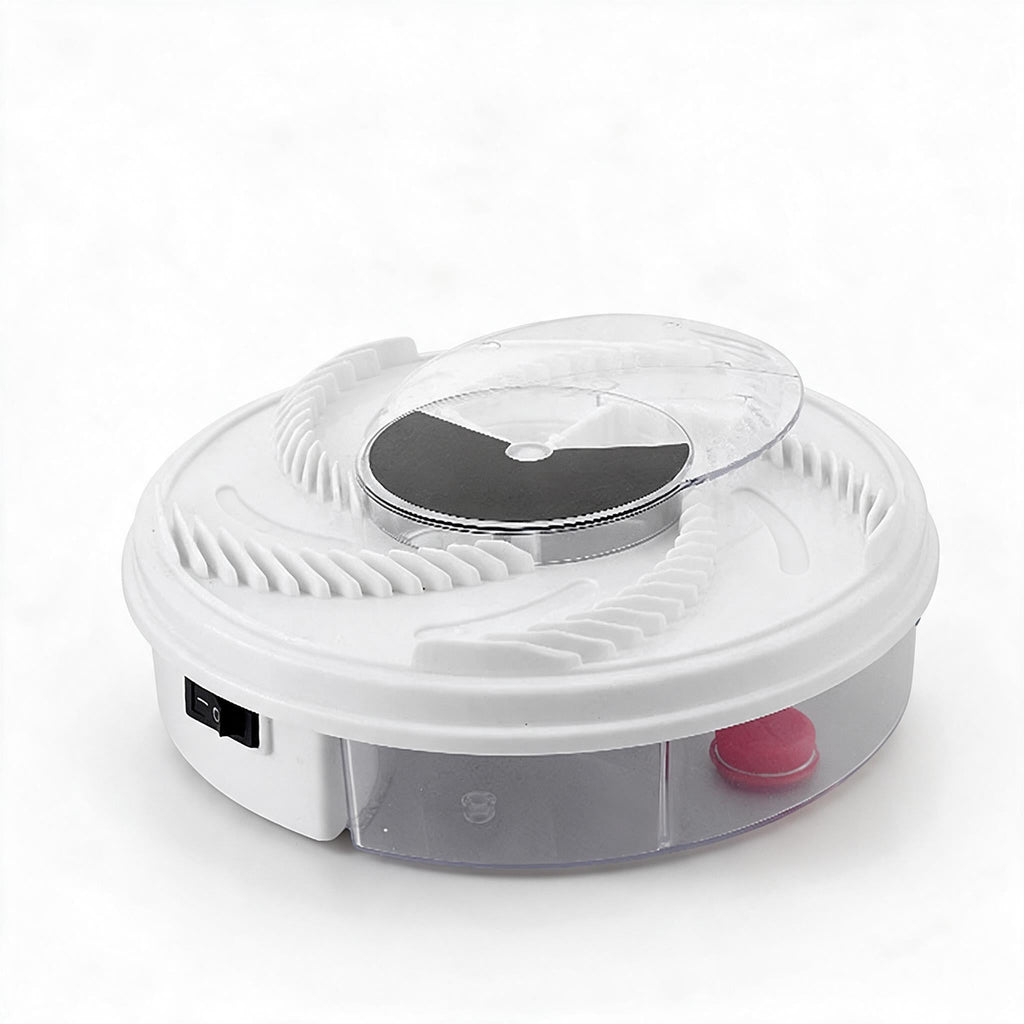 Electric Fly Trap USB Powered Indoor Fruit Fly Catcher Quiet Rotating Bait Trap Non Toxic