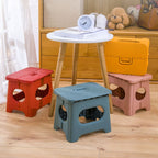 Foldable Plastic Step Stool with Carry Handle for Kitchen