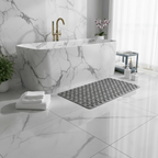 Non-Slip Shower Mat with Suction Cups and Drain Holes Anti-Slip Bathtub Mat Quick-Drying Washable PVC Bath Mat for Shower and Tub