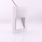 Frameless Recessed LED Stair Light with Perforated Panel and Motion Sensor