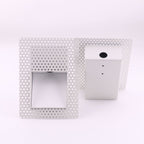 Frameless Recessed LED Stair Light with Perforated Panel and Motion Sensor