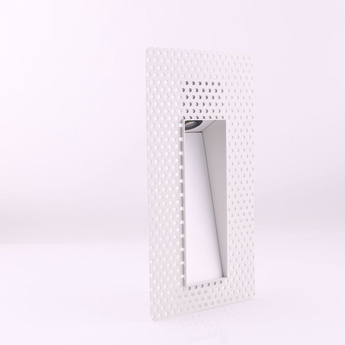 Frameless Recessed LED Stair Light with Perforated Panel and Motion Sensor