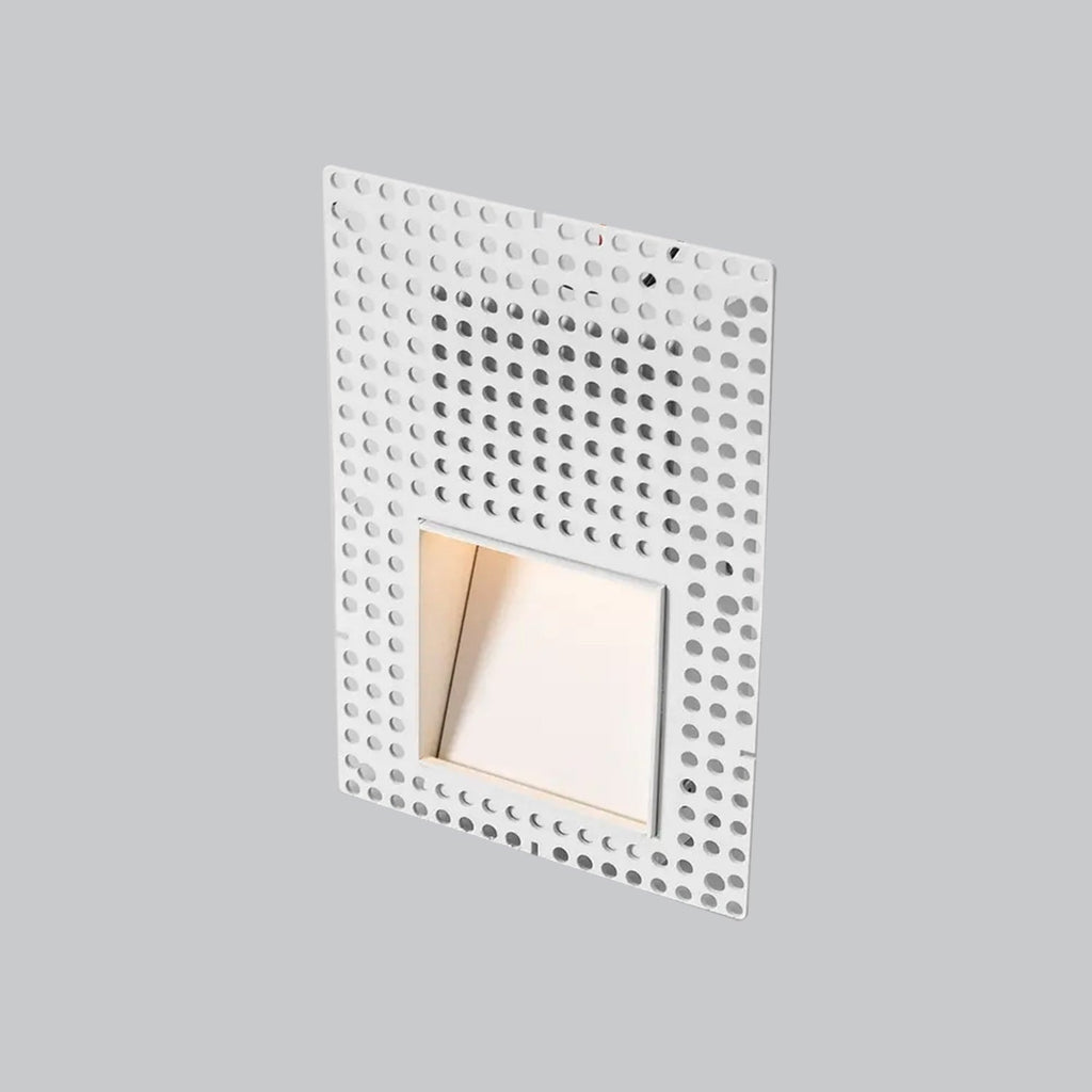 Frameless Recessed LED Stair Light with Perforated Panel and Motion Sensor