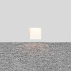 Frameless Recessed LED Stair Light with Perforated Panel and Motion Sensor