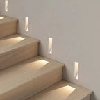 Frameless Recessed LED Stair Light with Perforated Panel and Motion Sensor