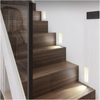 Frameless Recessed LED Stair Light with Perforated Panel and Motion Sensor