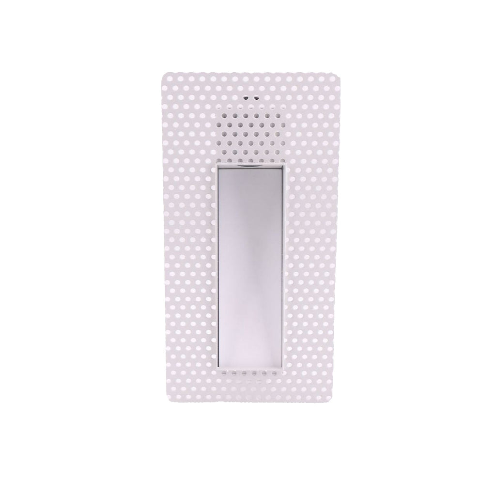 Frameless Recessed LED Stair Light with Perforated Panel and Motion Sensor