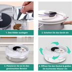 Electric Fly Trap USB Powered Indoor Fruit Fly Catcher Quiet Rotating Bait Trap Non Toxic