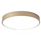 Modern Round Flush Mount Ceiling Light with Slim Frame