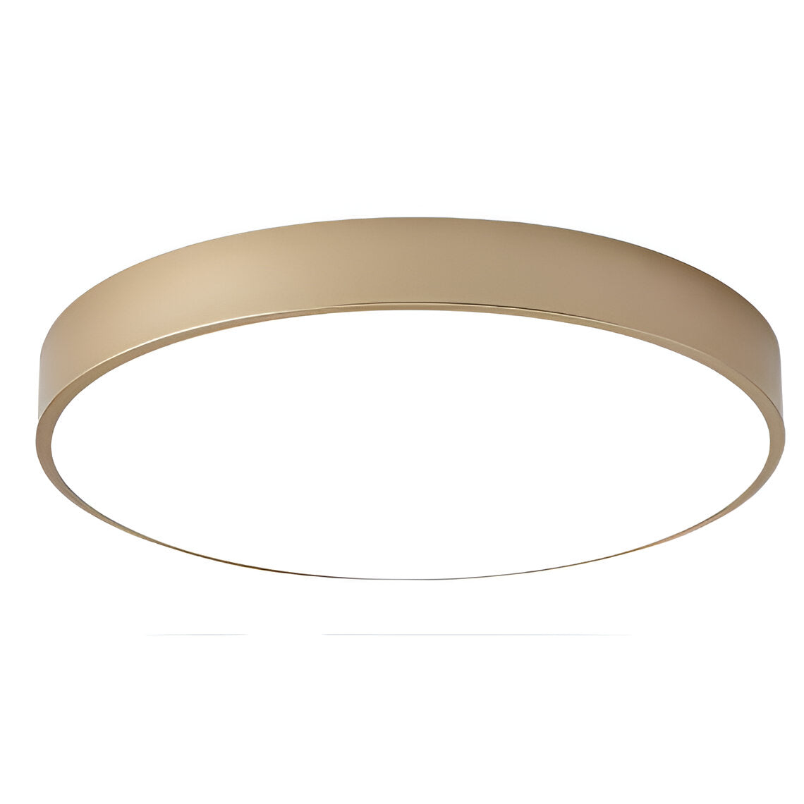 Modern Round Flush Mount Ceiling Light with Slim Frame