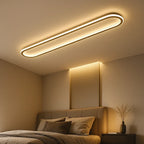 Modern Oval Flush Mount Ceiling Light