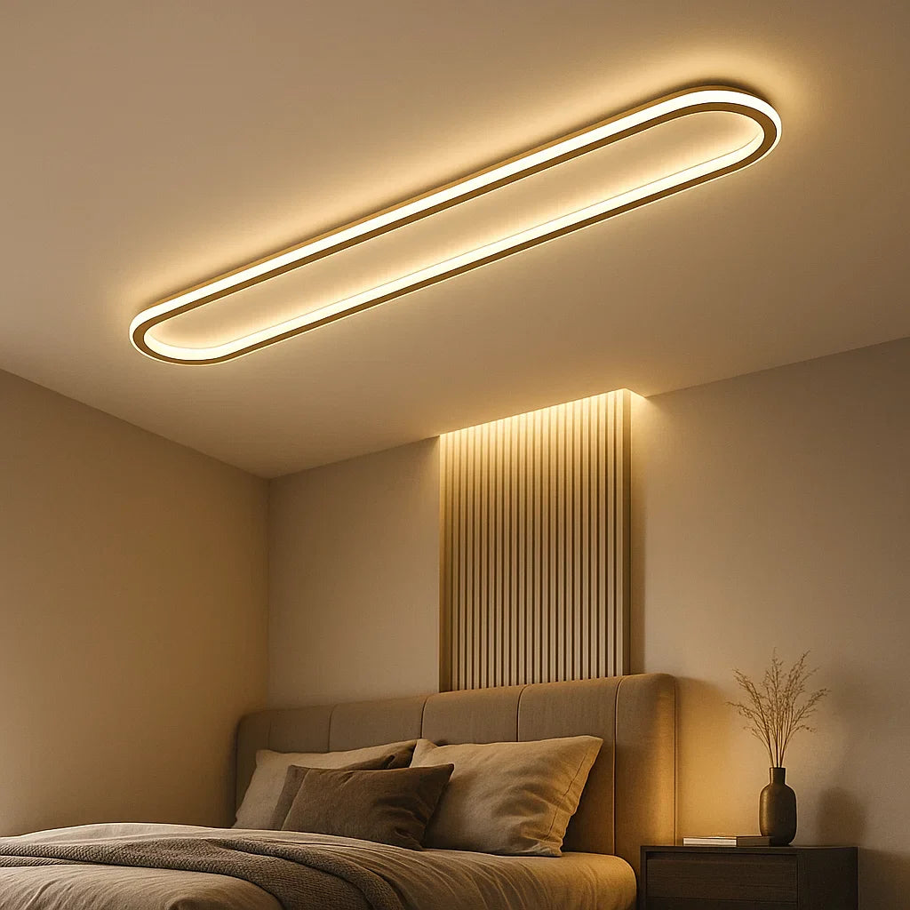 Modern Oval Flush Mount Ceiling Light