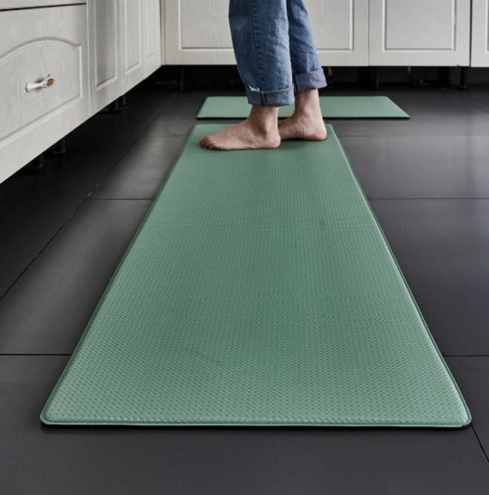 Anti-Fatigue Kitchen Mat Ergonomic Cushioned Standing Mat Non-Slip Waterproof PU Kitchen Floor Runner Rug