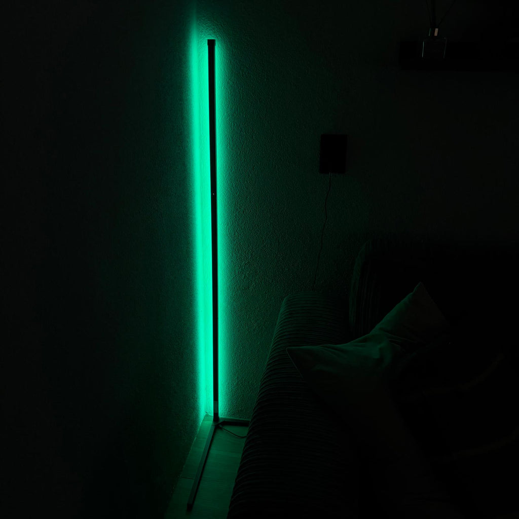 RGB Corner LED Light Floor Lamp with Remote Control