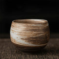 Handmade Stoneware Espresso Cup with Rustic Reactive Glaze