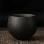 Handmade Stoneware Espresso Cup with Rustic Reactive Glaze