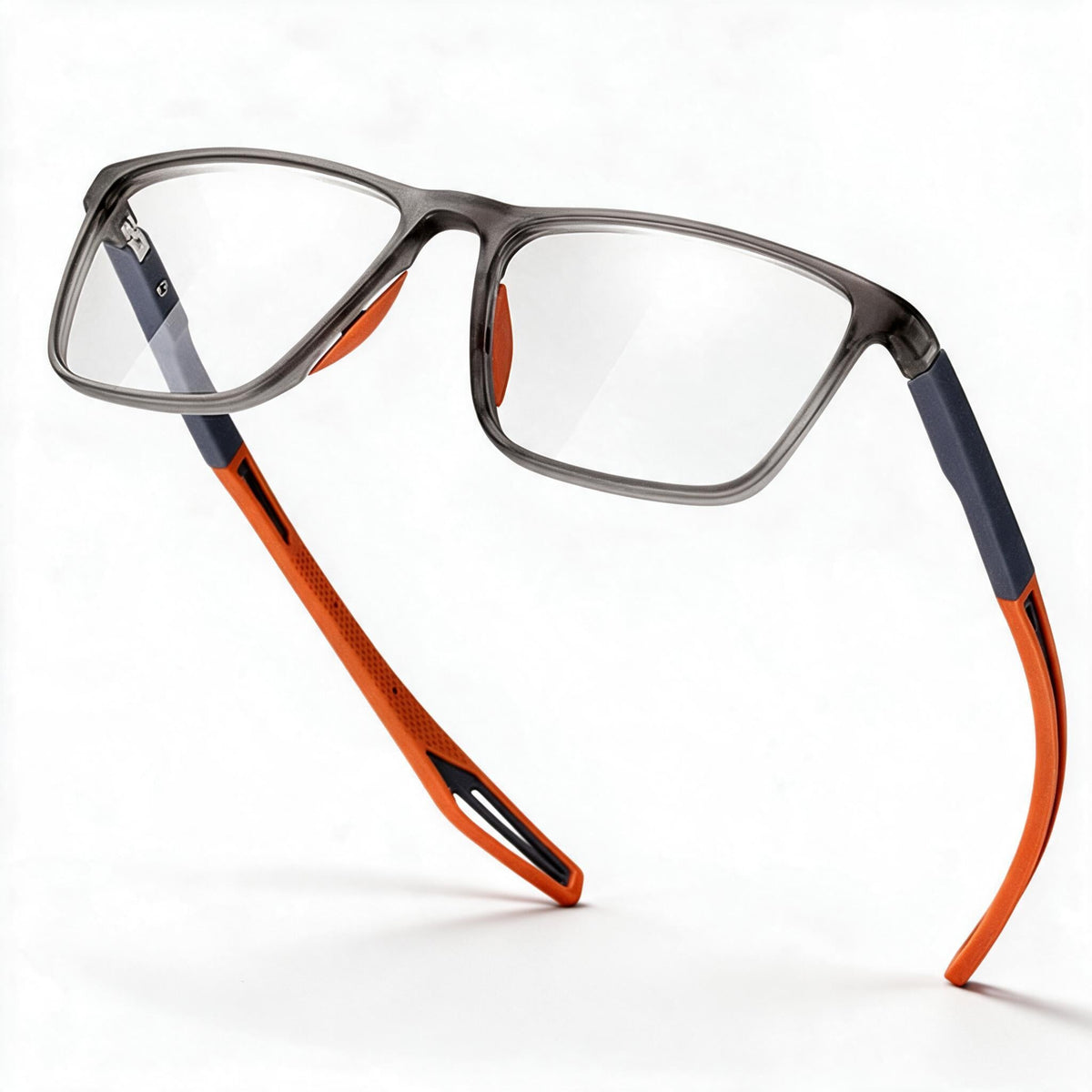 Progressive Multifocal Reading Glasses with Blue Light Filter Lightweight Sport Readers with Flexible Frame Spring Hinges and Non-Slip Temples
