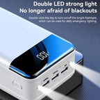 High Capacity Portable Power Bank with LED Display and Built In Flashlight