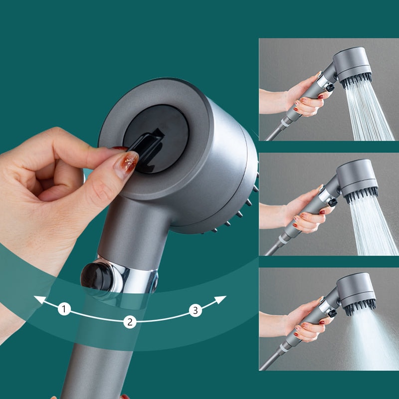 High Pressure Filtered Handheld Shower Head with Adjustable Spray Modes