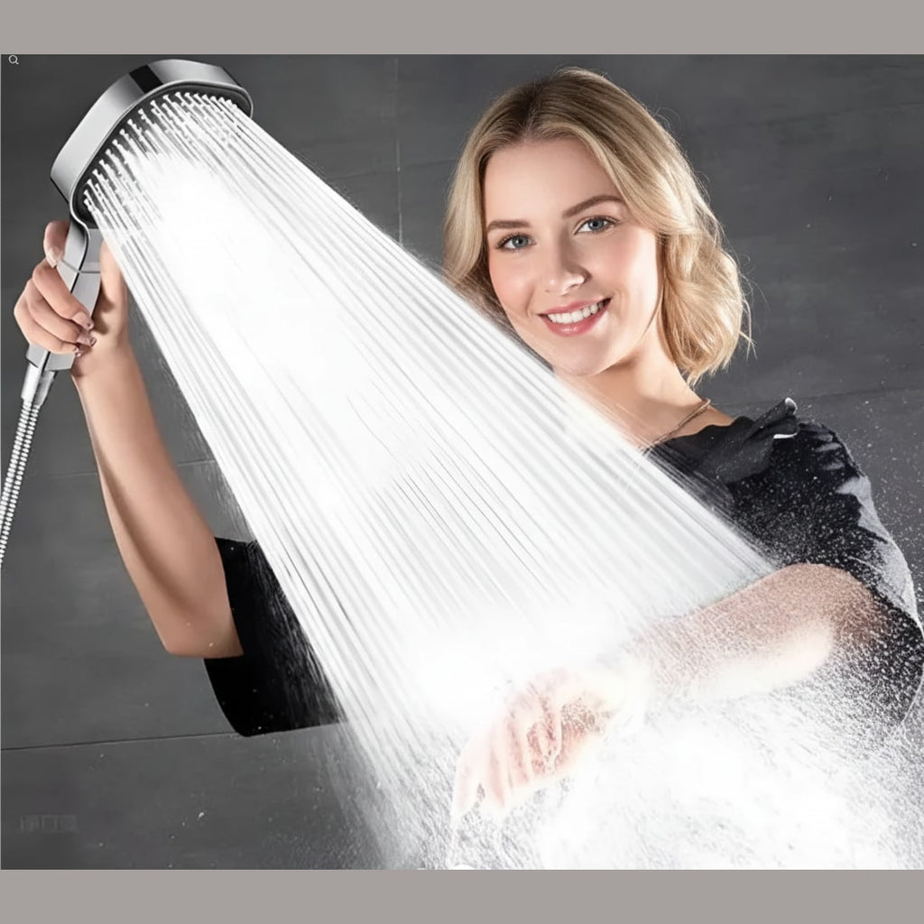 High Pressure Handheld Shower Head with Filter and Multiple Spray Modes