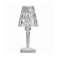 Rechargeable Crystal Diamond Table Lamp with Touch Dimming