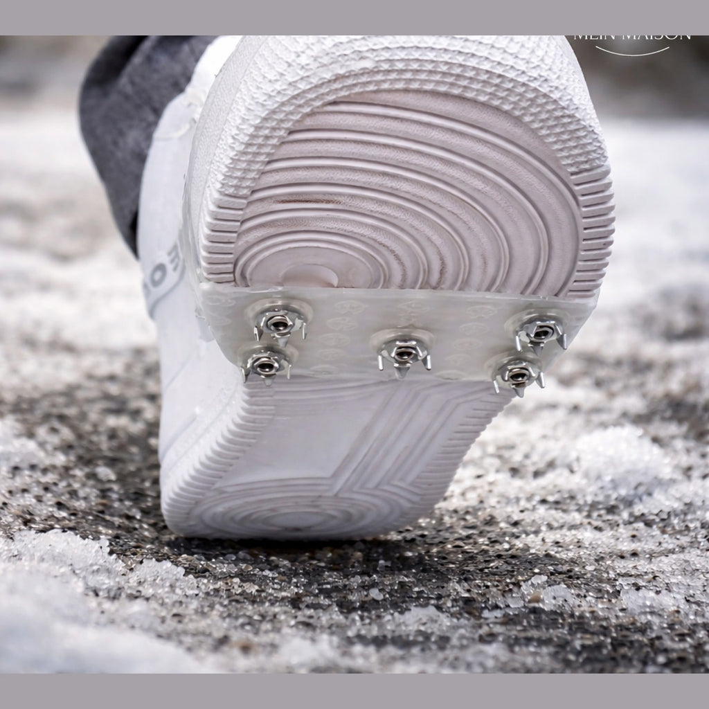Ice Cleats Shoe Grips with Anti Slip Spikes for Walking on Snow and Ice