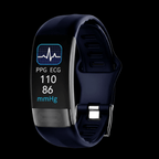 Smart Watch Fitness Tracker with ECG Heart Rate Blood Pressure and Sleep Monitoring Water-Resistant Activity Tracker for iPhone and Android