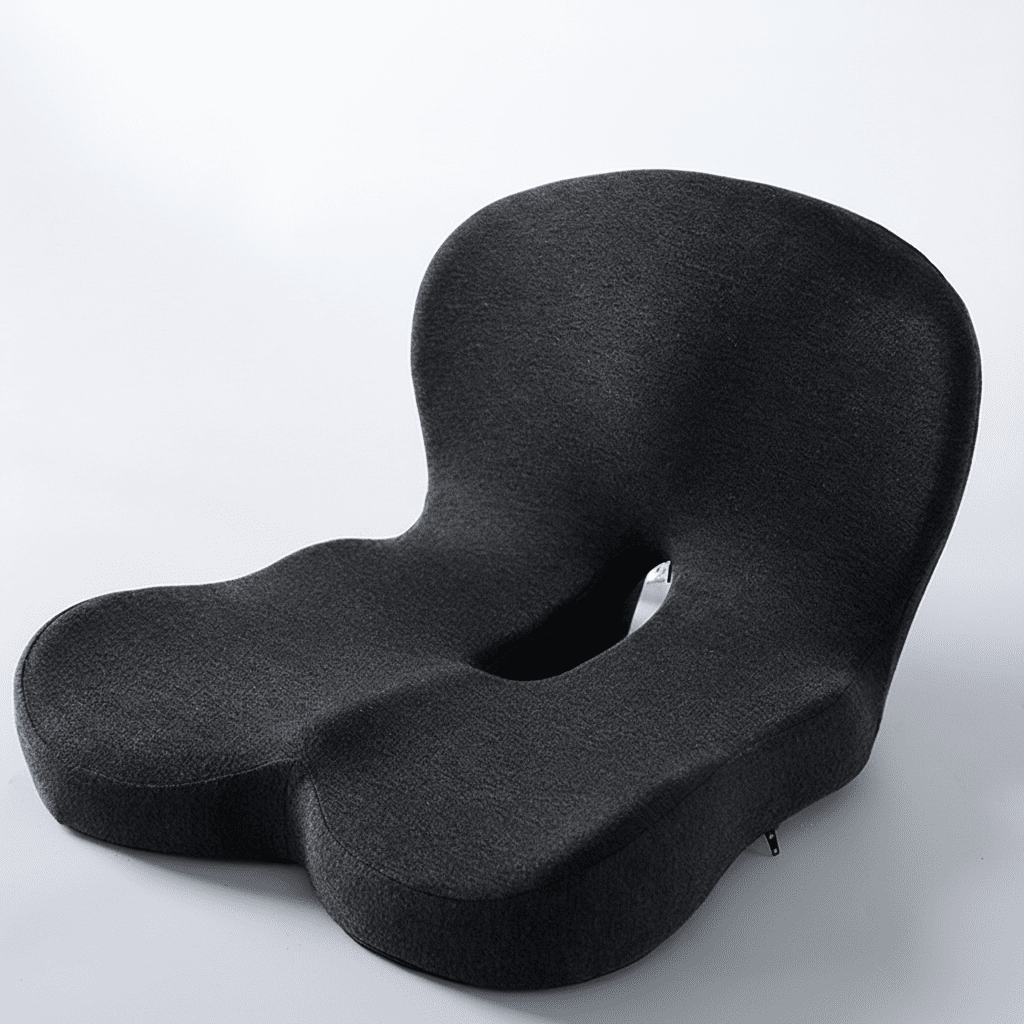 Memory Foam Seat Cushion with Back Support Ergonomic Chair Pad for Office Chair Car Seat and Home with Removable Washable Cover
