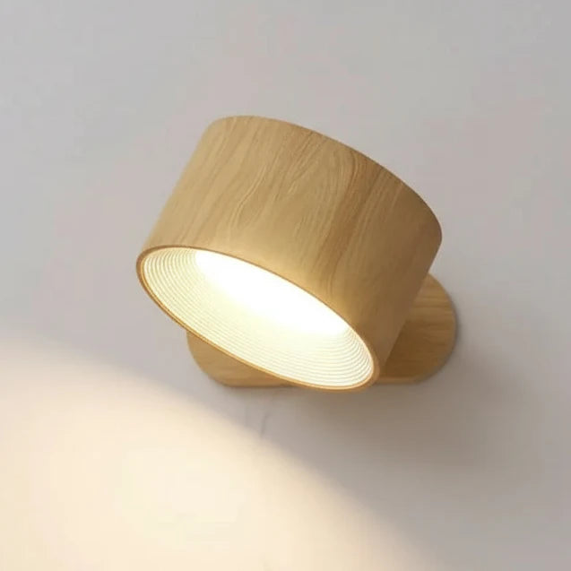 Rechargeable LED Wall Light Cordless Rotatable Wall Sconce with Touch Control Dimmable Battery Operated Wall Lamp for Bedroom and Living Room