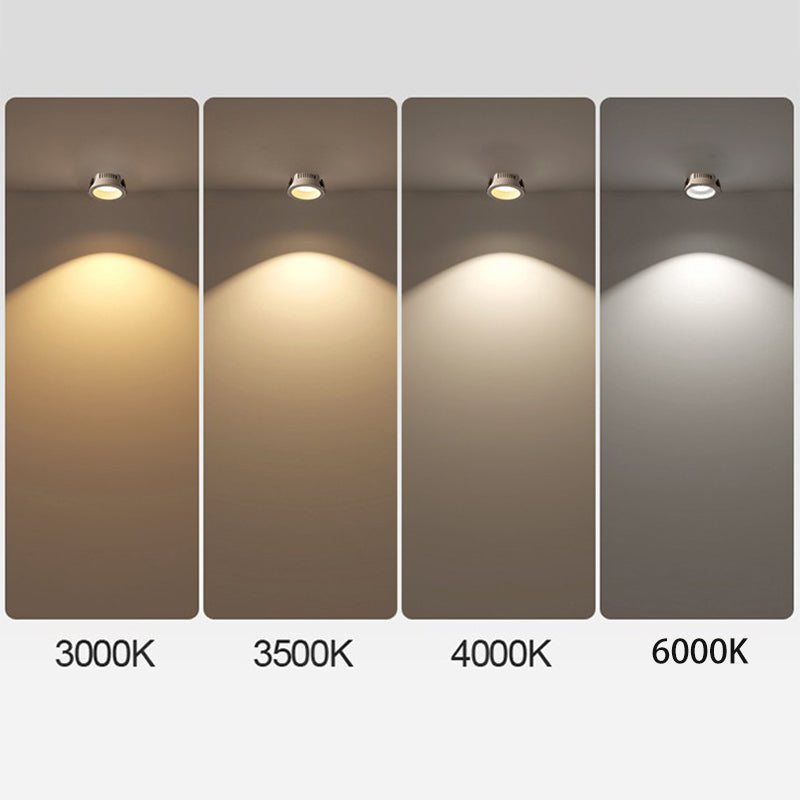 Modern Iron Flush Mount Ceiling Light With Built-In LED — Harbor Light Co.