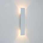 Modern Up Down LED Light Wall Sconce in Brushed Aluminum