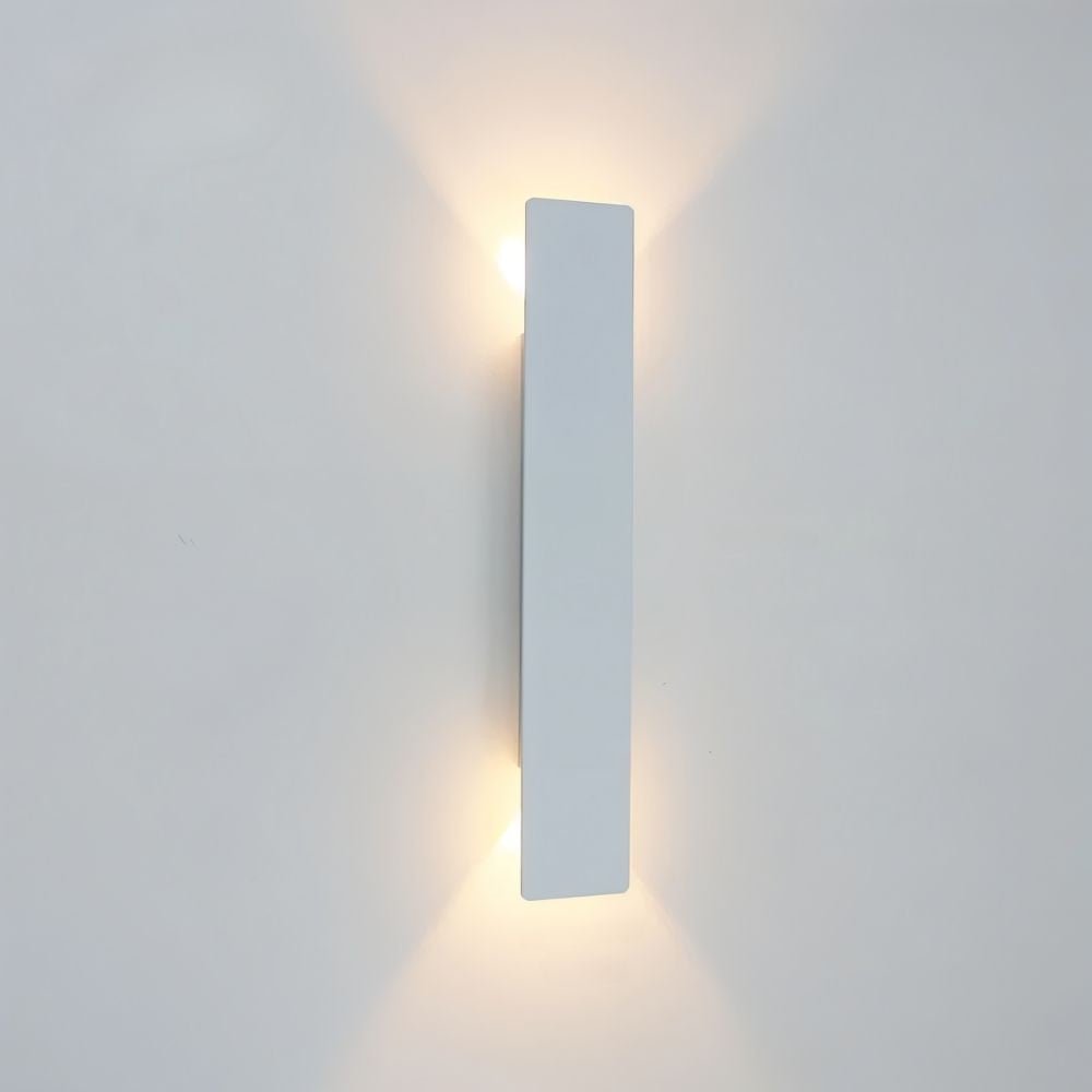 Modern Up Down LED Light Wall Sconce in Brushed Aluminum