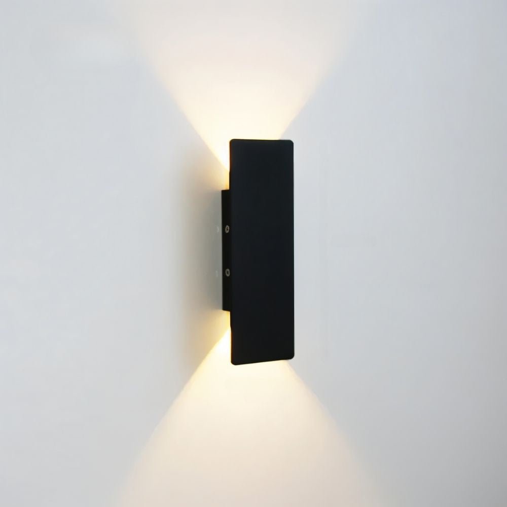Modern Up Down LED Light Wall Sconce in Brushed Aluminum
