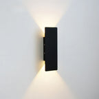 Modern Up Down LED Light Wall Sconce in Brushed Aluminum