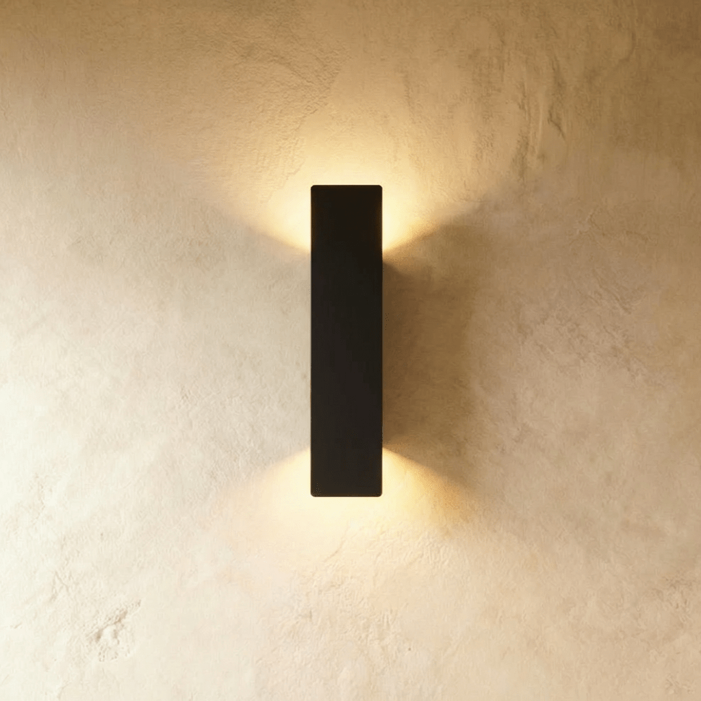 Modern Up Down LED Light Wall Sconce in Brushed Aluminum
