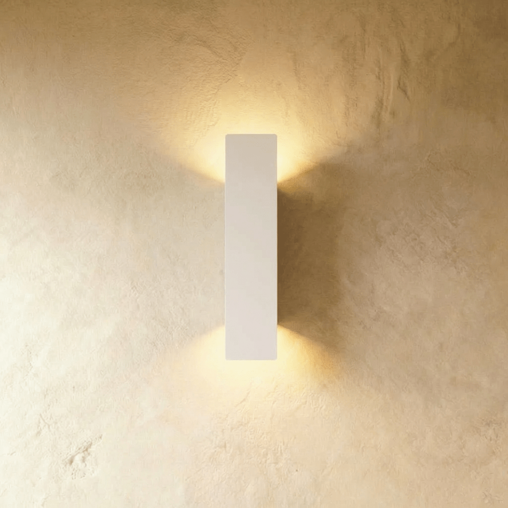 Modern Up Down LED Light Wall Sconce in Brushed Aluminum