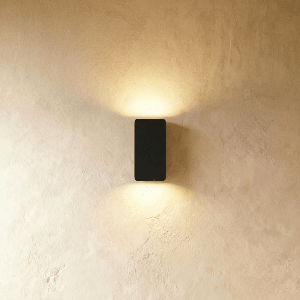 Modern Up Down LED Light Wall Sconce in Brushed Aluminum
