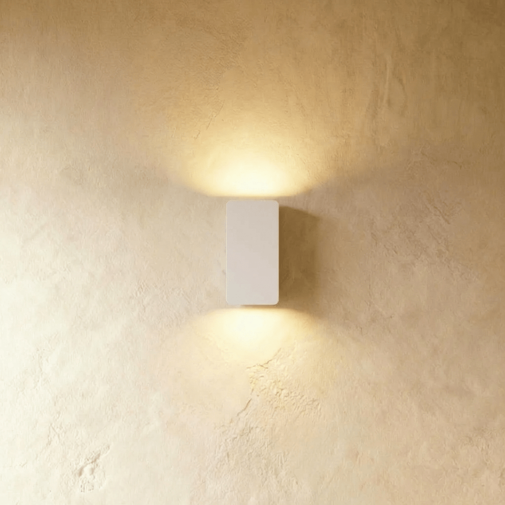 Modern Up Down LED Light Wall Sconce in Brushed Aluminum