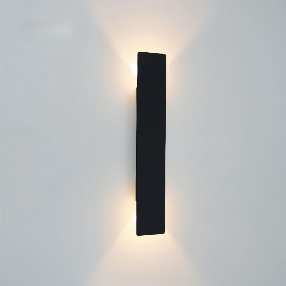 Modern Up Down LED Light Wall Sconce in Brushed Aluminum