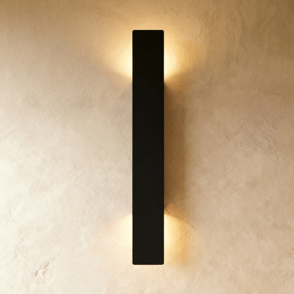 Modern Up Down LED Light Wall Sconce in Brushed Aluminum