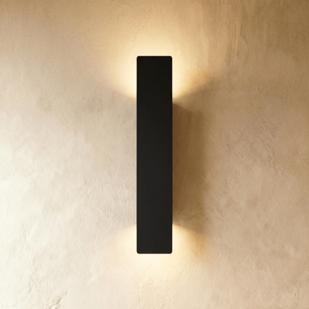 Modern Up Down LED Light Wall Sconce in Brushed Aluminum