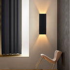Modern Up Down LED Light Wall Sconce in Brushed Aluminum