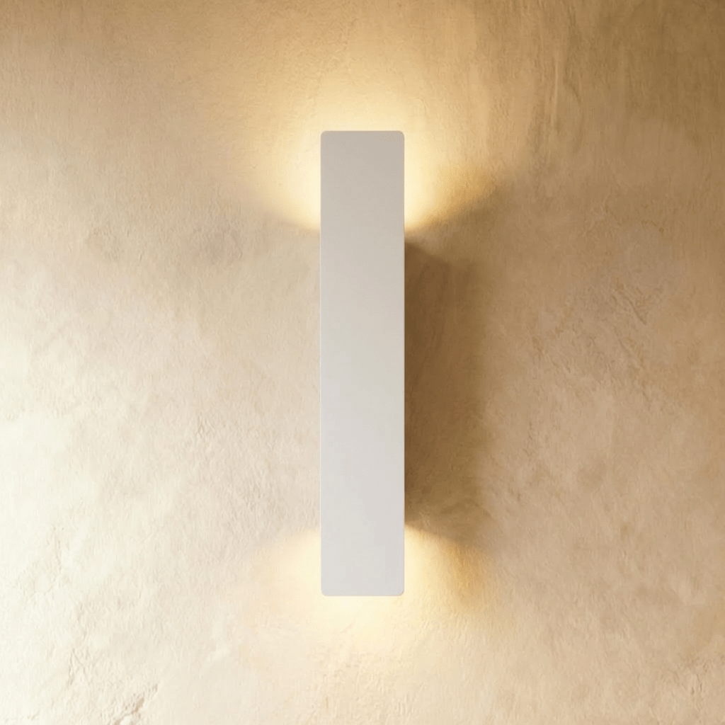Modern Up Down LED Light Wall Sconce in Brushed Aluminum