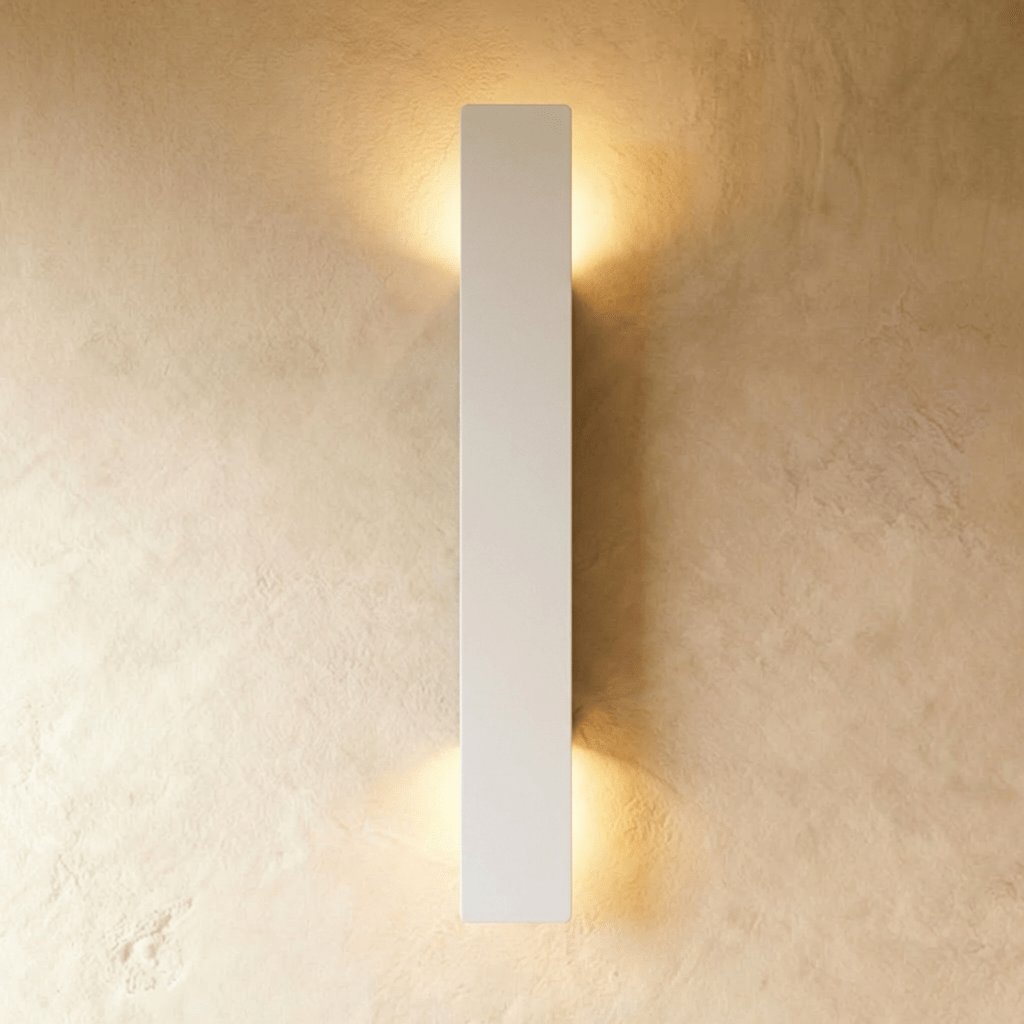 Modern Up Down LED Light Wall Sconce in Brushed Aluminum
