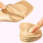 Leather Forefoot Cushion Pads Non Slip Insoles for Sandals and Heels