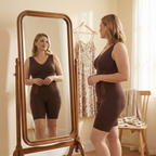 Seamless Full Body Shaping Bodysuit with Wire-Free Bust and Snap Crotch