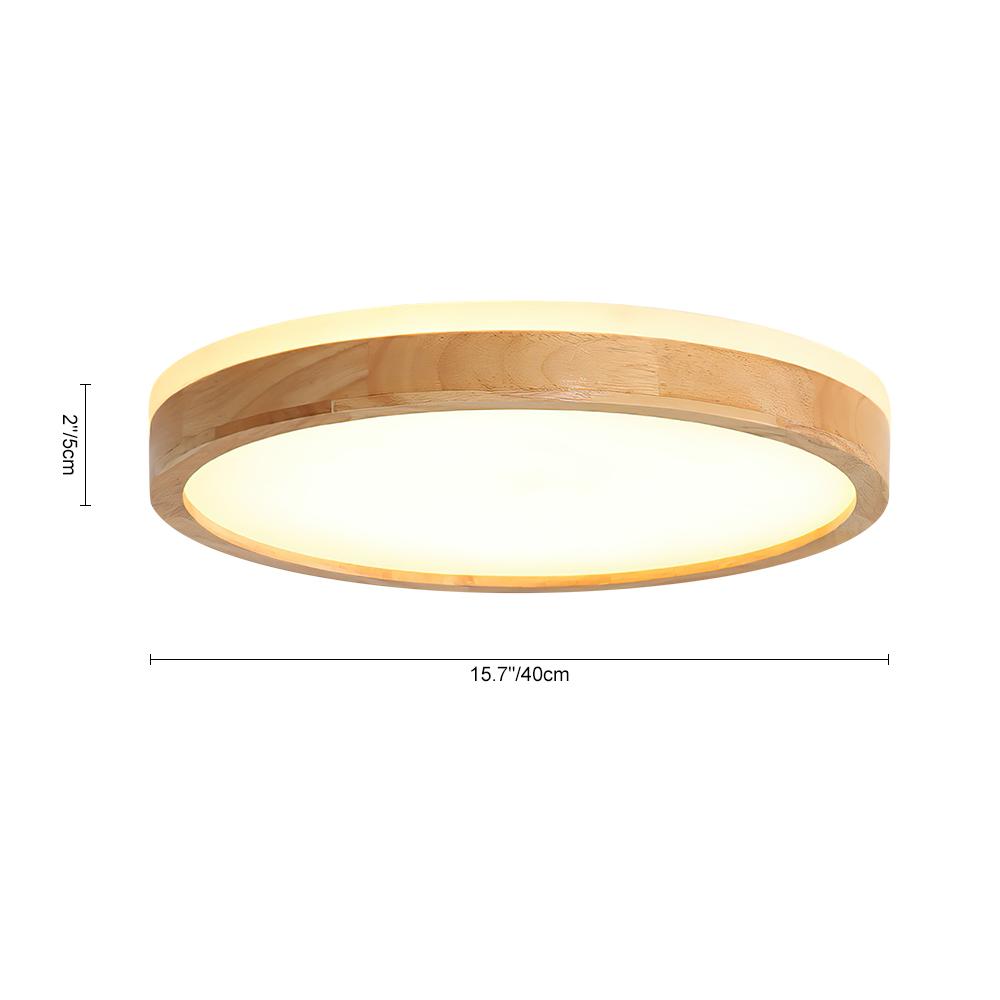 Modern Aluminum Flush Mount Ceiling Light With Remote Dimming — Harbor Light Co.